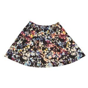 [Lily White] Multi Colored Pull up Skirt - Size S